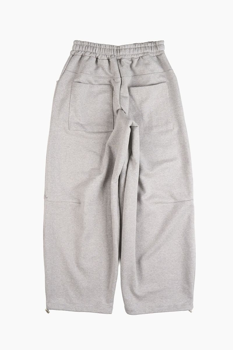Terry wide belted sweatpants