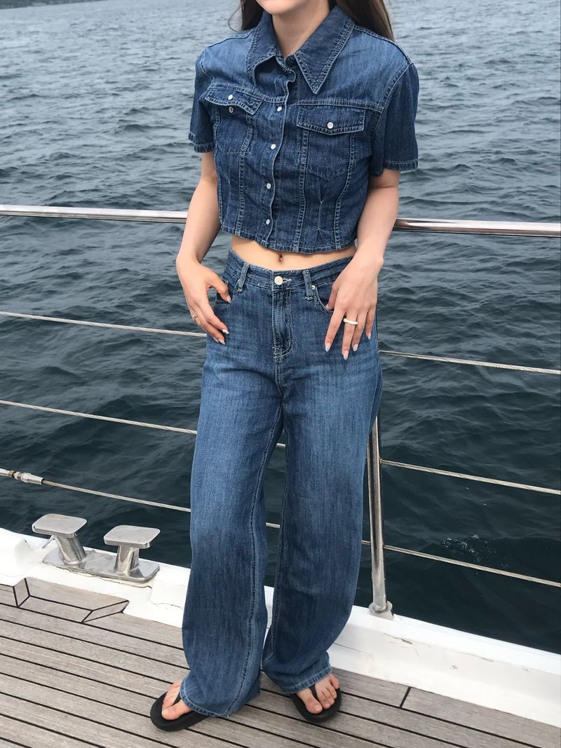 Arco iris（アルコイリス）の「Horizon denim set up pants（Pants）」