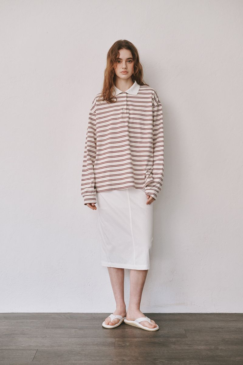 Stripe PK T-shirts (Wine)