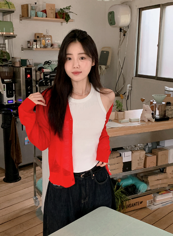 SW Basic Rib Crop Sleeveless (5color)