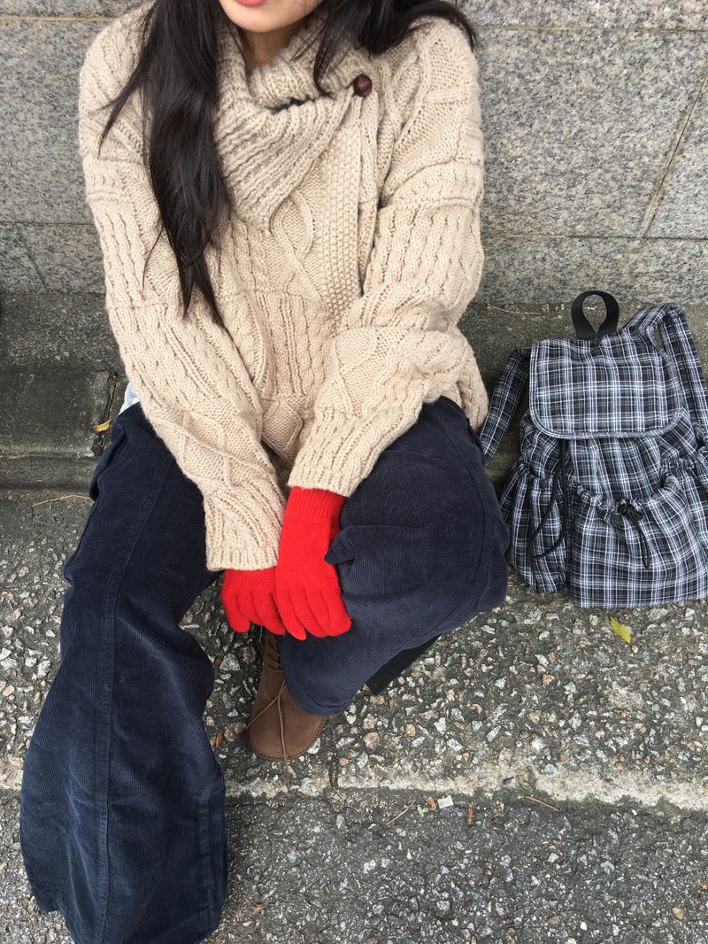 Corduroy Pintuck Cargo Pants (3color)