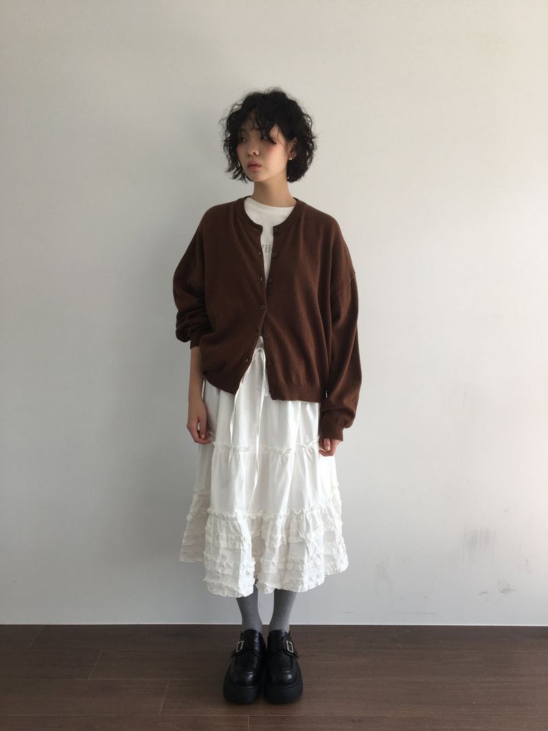Yacht Frill Tiered Skirt (1color)