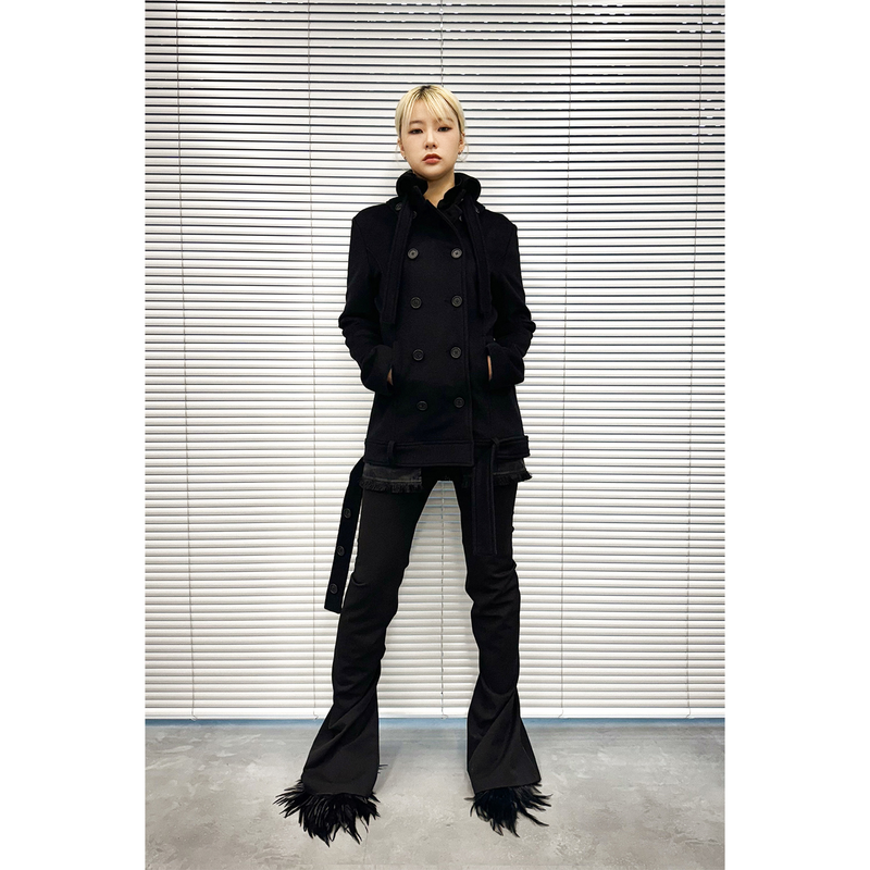 HIGH-NECK DOUBLE COAT