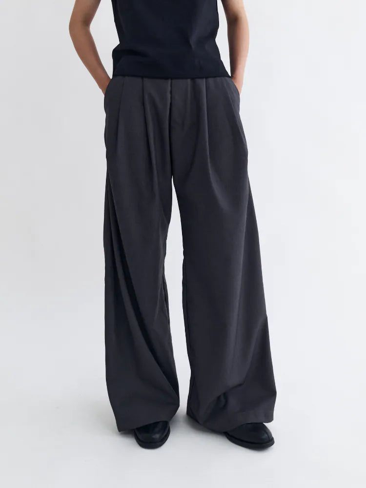 26SS PT4 Side-Pleated Trousers