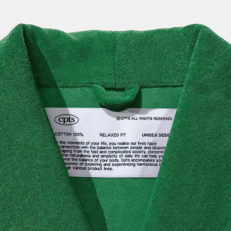 COMFY TERRY ROBE_GREEN