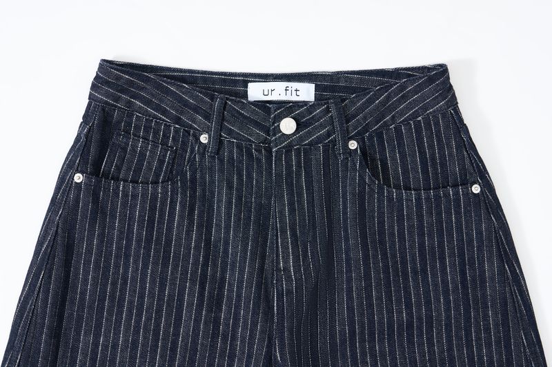 MOOD INDIGO PIN STRIPE CURVED DENIM code 26200