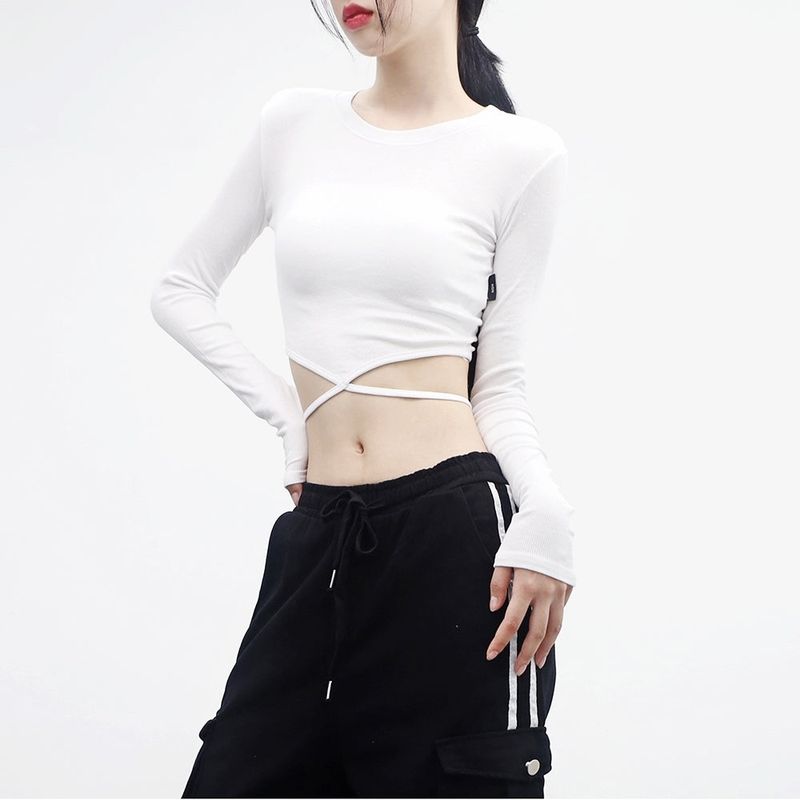 [NONCODE] レグジットストラップクロップTシャツ
