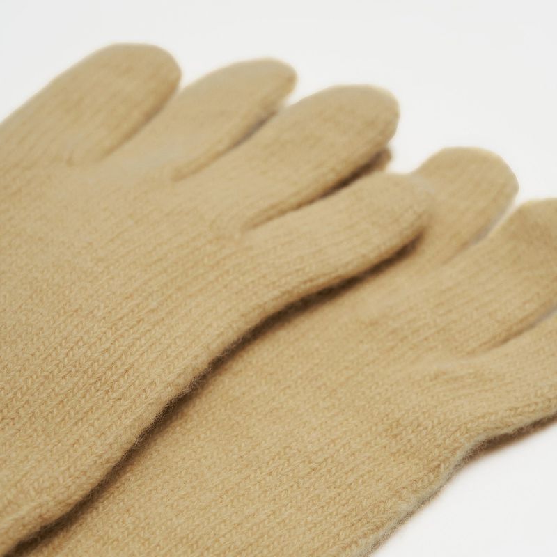 Cashmere Blend Touch Gloves_Yellow