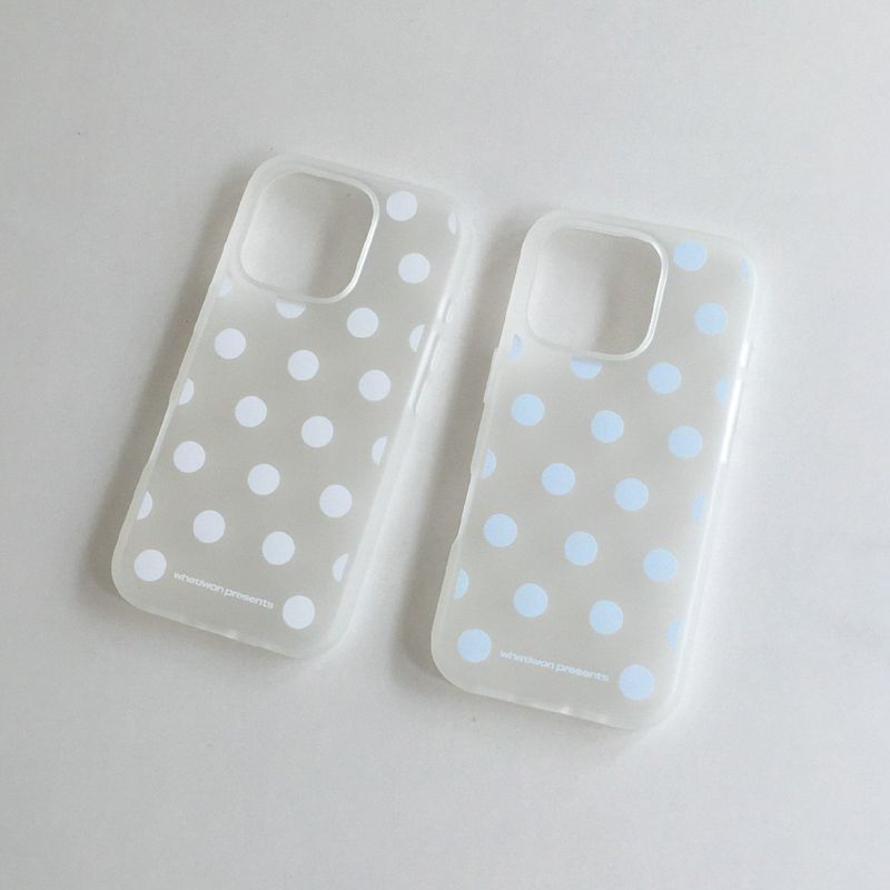 SKYBLUE DOTS CASE ✿