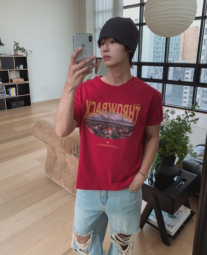 2PLAN（ツープラン）の「ノートン ヴィンテージ ランドスケープ アートワーク Tシャツ（トップス）」