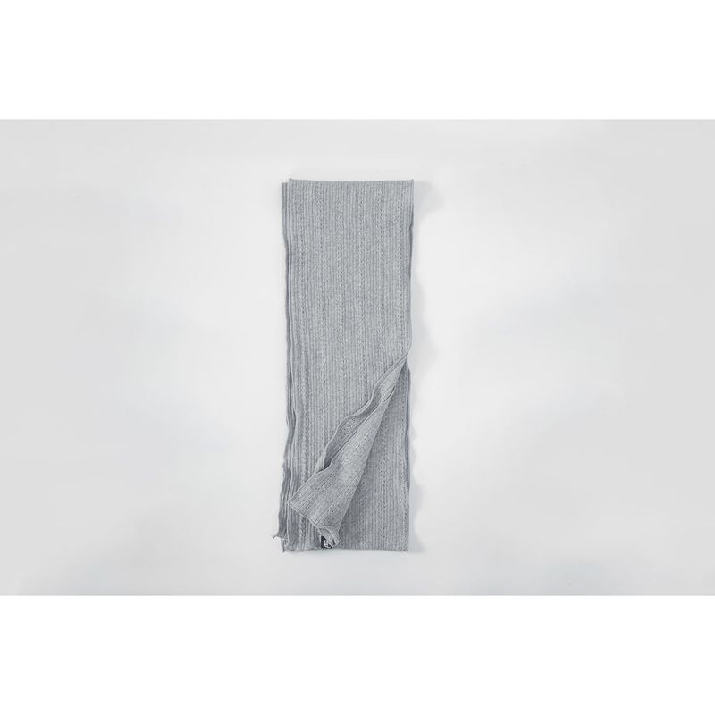 STITCH SLIM MUFFLER-GRAY