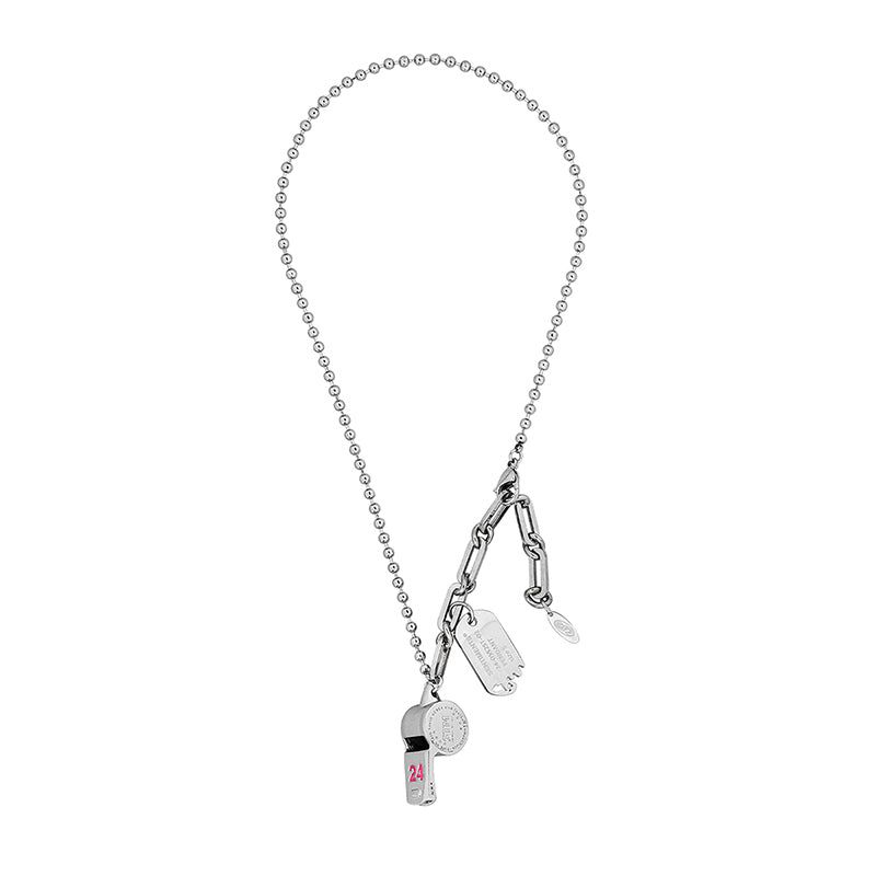 SENTIMENTS（サンティマン）の「NO.553 [SILVER PINK] 24 COLOR WHISTLE NECKLACE（Accessories）」