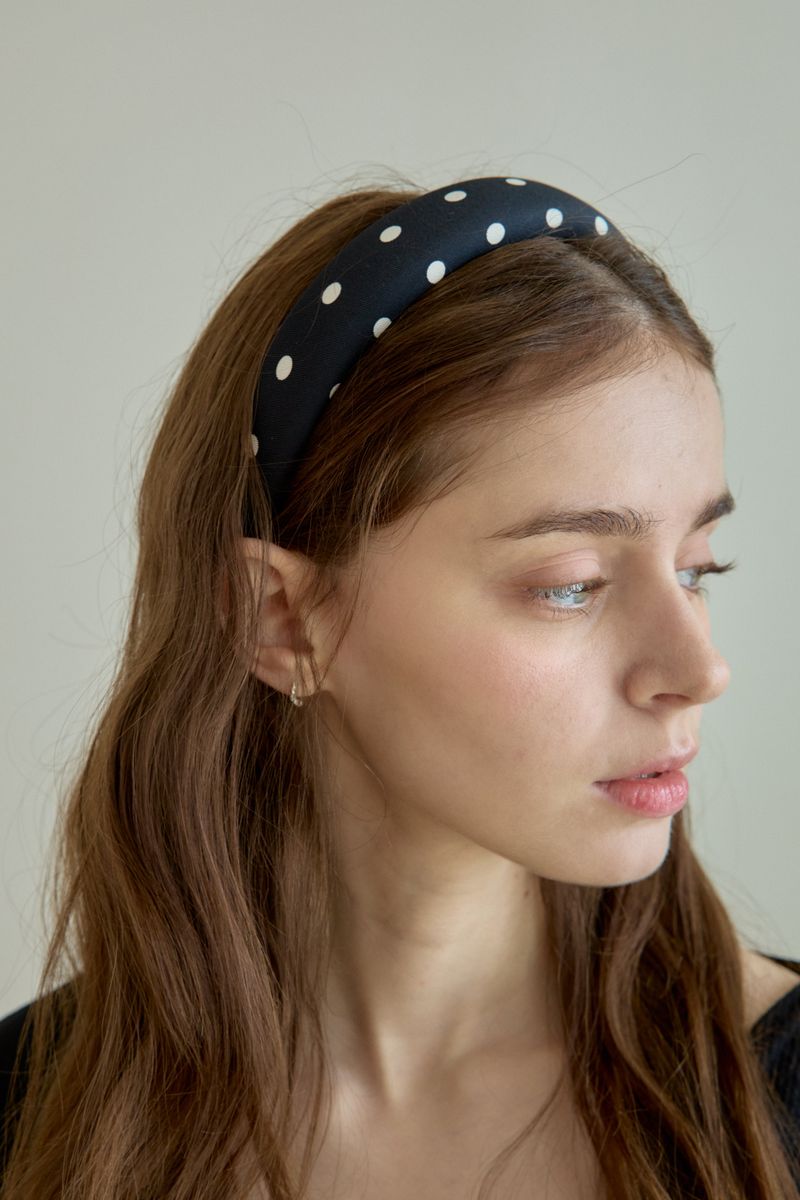 PUFFY DOTTY HAIR BAND