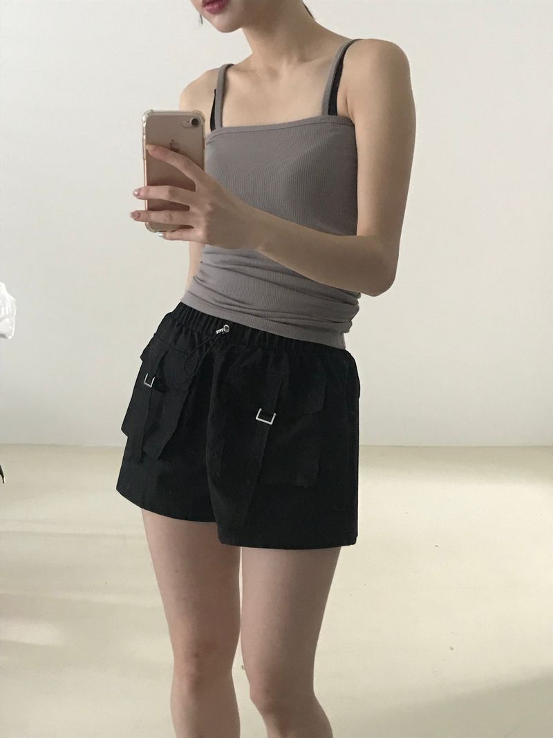 Square cargo shorts