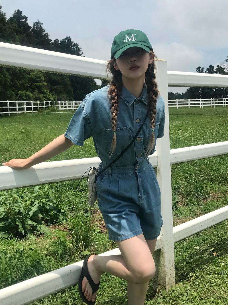 Marina denim jumpsuit