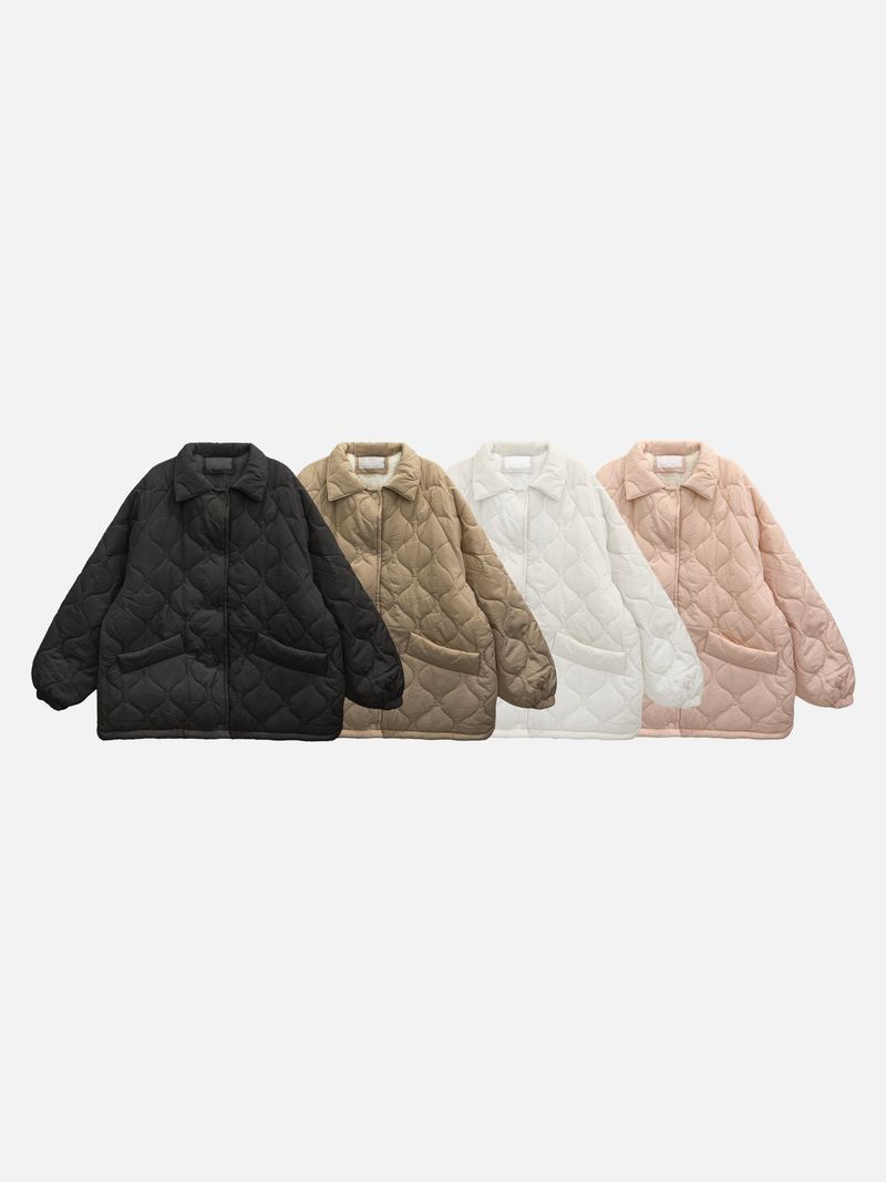 Snow Quilted Round Padded Jacket (4c)