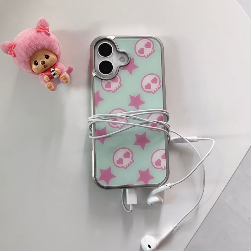 [MADE]heart skull pop case