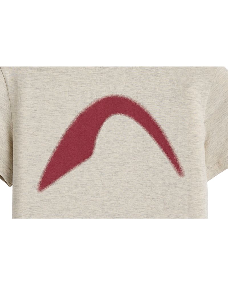 (W) ZRS Spray Logo Tee (OATMEAL)