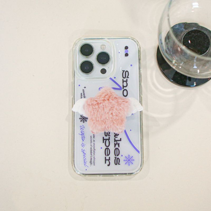【MADE】(2type) Snow Violet Jelly hard Phone case