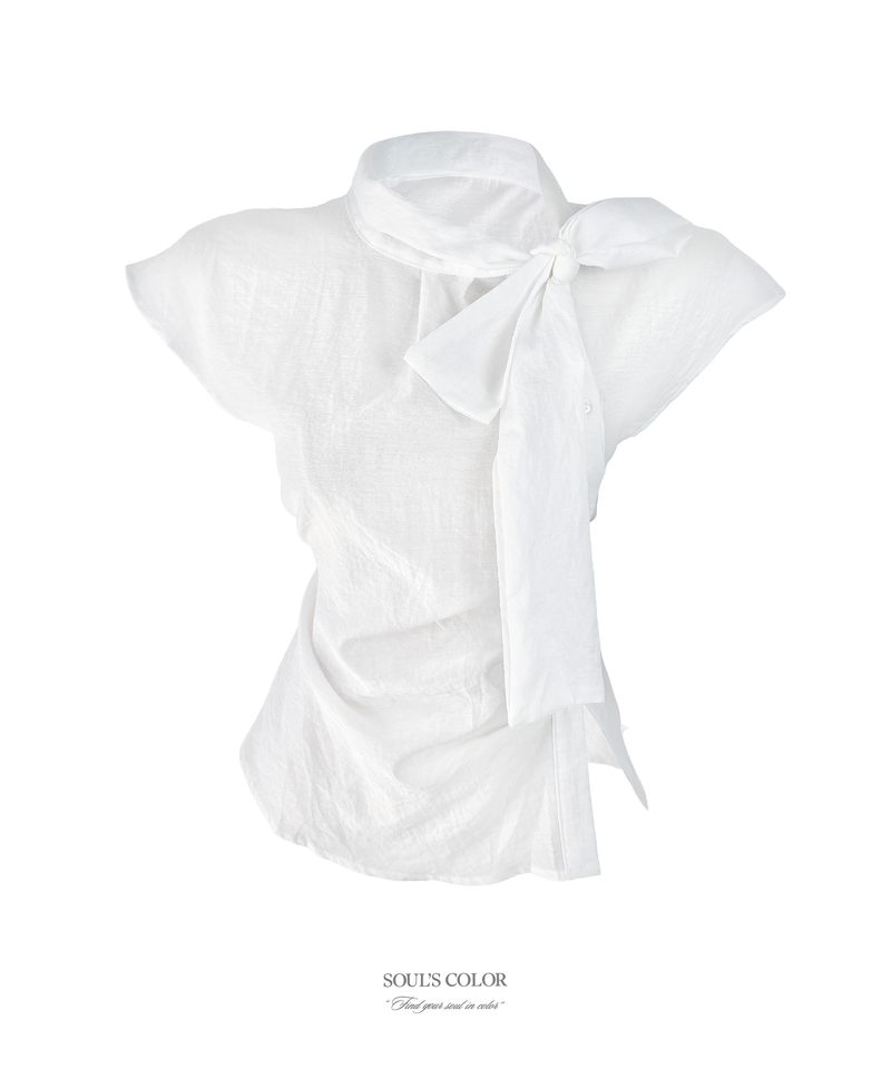 Celina Scarf Blouse (4color)