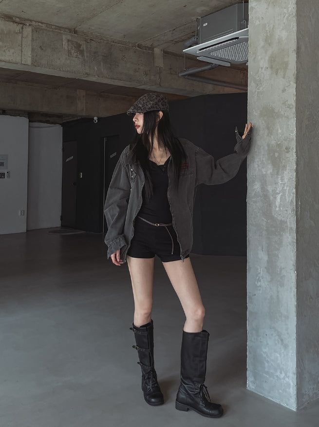 Visen Two Way Patch Pigment Jacket