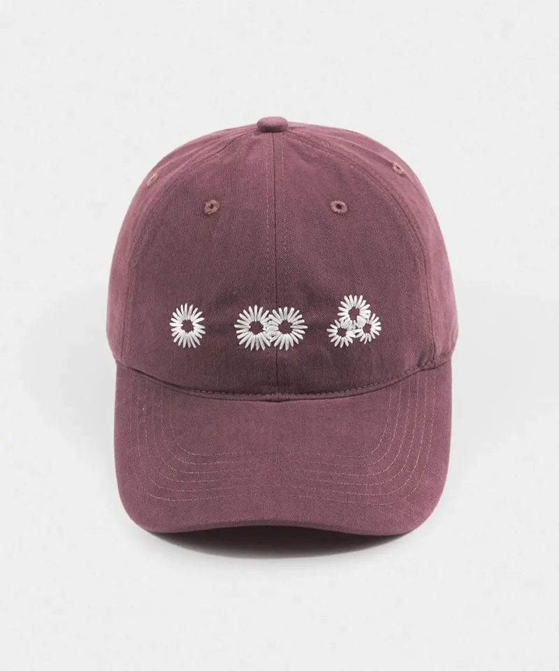 Newvy Logo Peach Ball Cap (MAGENTA)
