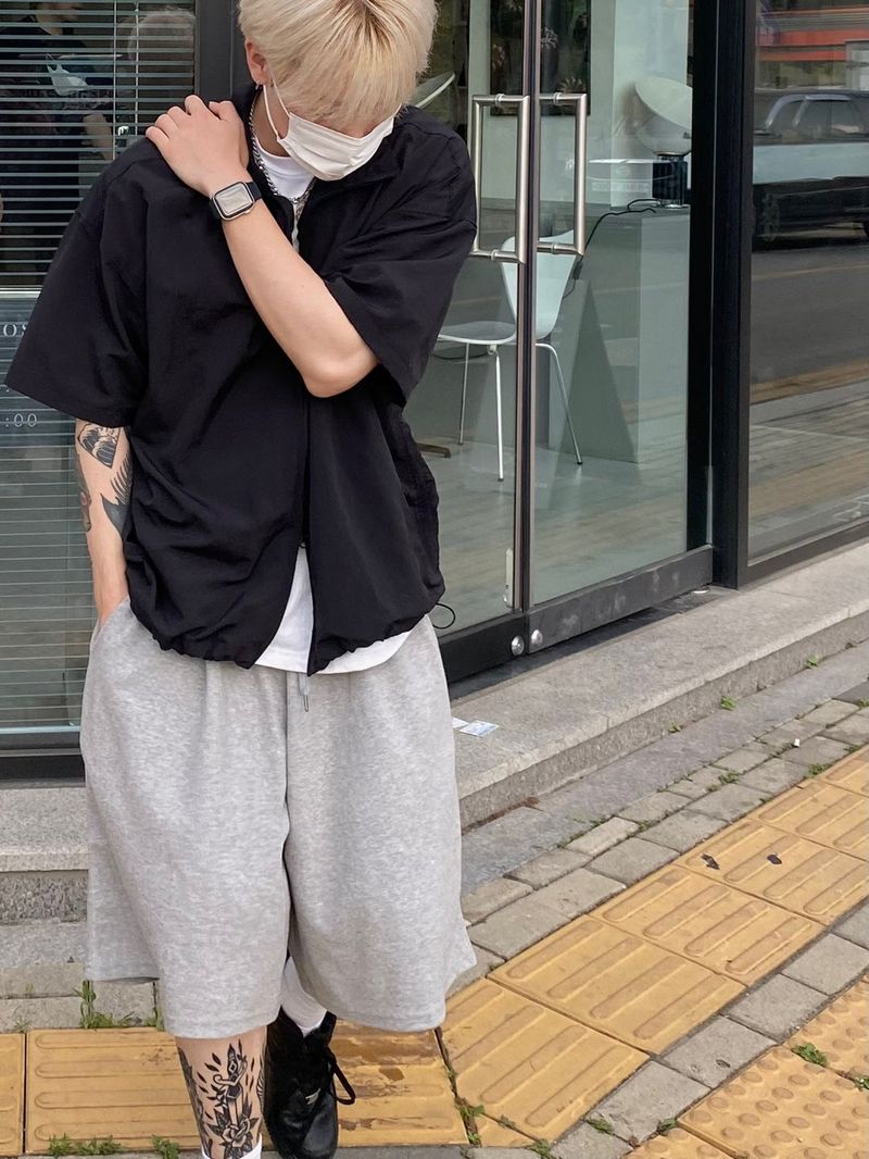 Basic Sweat Bermuda Pants 2C