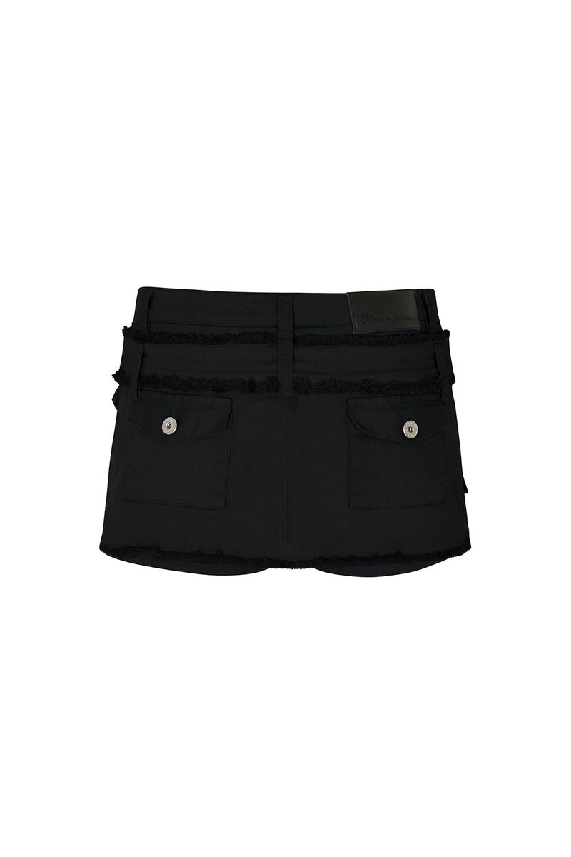 DUSK LAYERED SKIRT black
