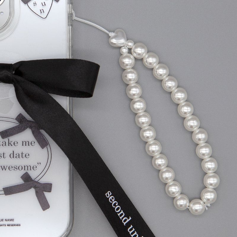 SUN CASE CLEAR BALLET RIBBON BLACK
