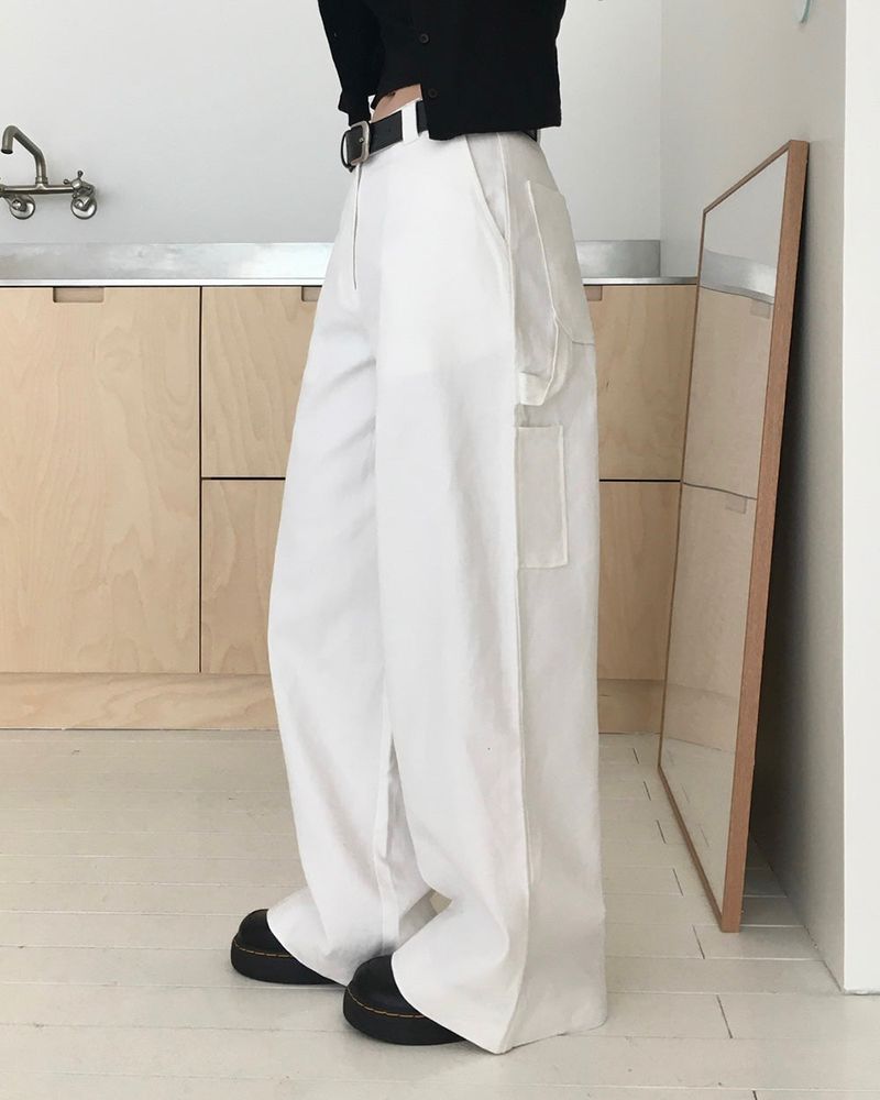 ミドルカーペンターディテールロングパンツ