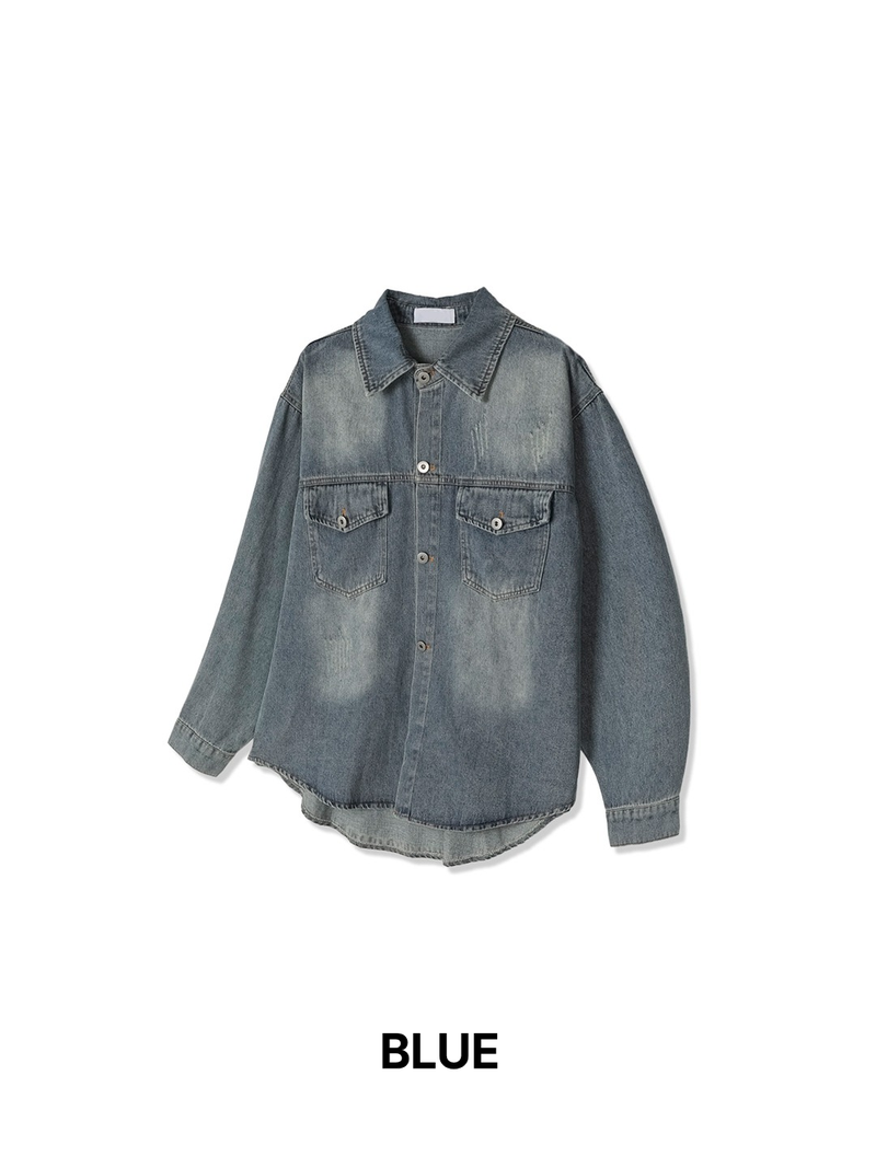 OW Washed Pocket Denim Shirt (2C)