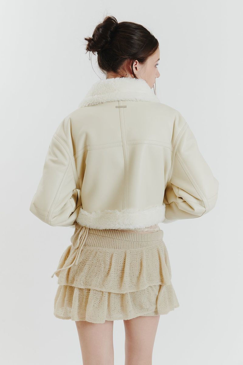 LUCY MUSTANG JACKET cream