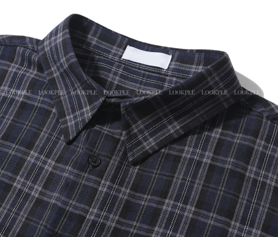 Cali Herringbone Semi Overfit Check Shirt