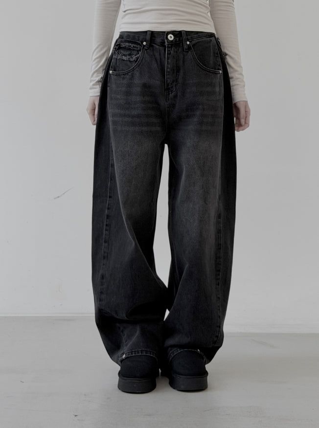 mnem（ムネム）の「Vintage Studded Pocket Denim Pants（Pants）」