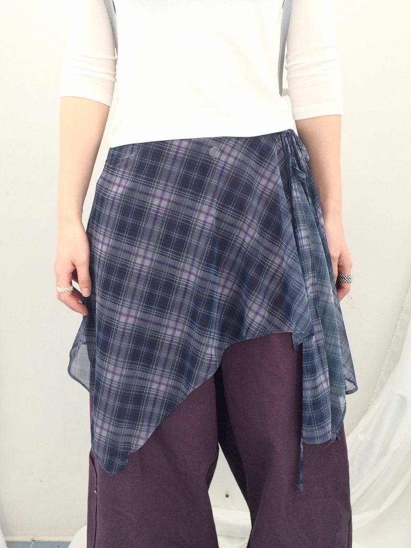 Semi-balloon pocket cotton pants