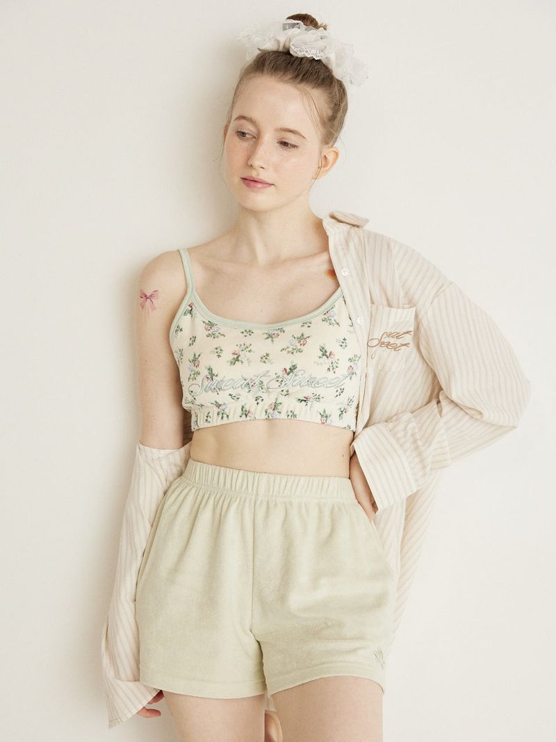sweatsweet(スウェットスイート)の「ICE CREAM TERRY SWIM SETUP - GREEN(Swimwear)」