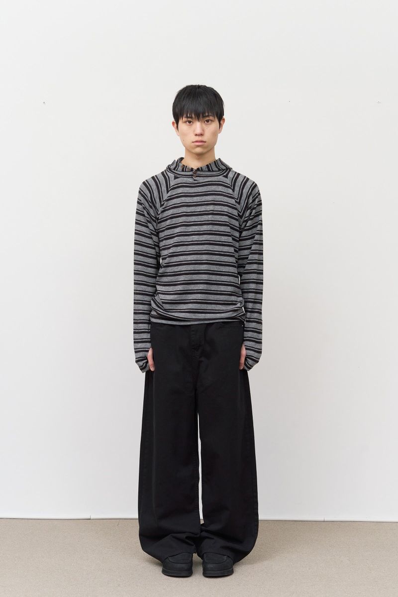 Su Striped Knitted Hoodie