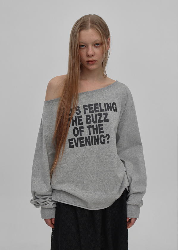 BLACKUP（ブラックアップ）の「[MADE] リッツボートネックプリンティド長袖Tシャツ（トップス）」
