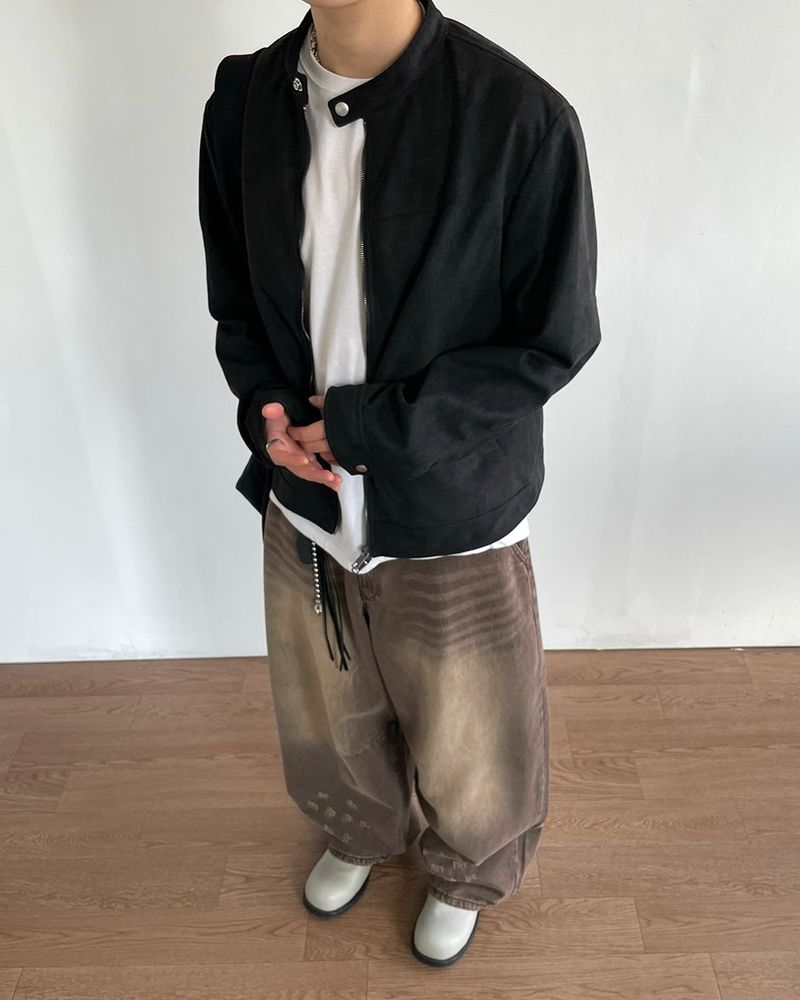 Nova Suede Snap Jacket