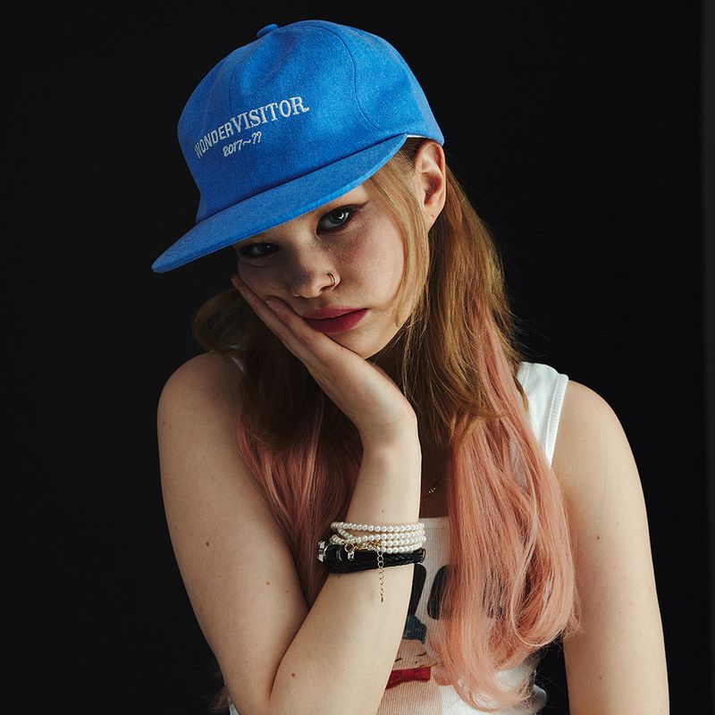Logo washing ball-cap [4Color]
