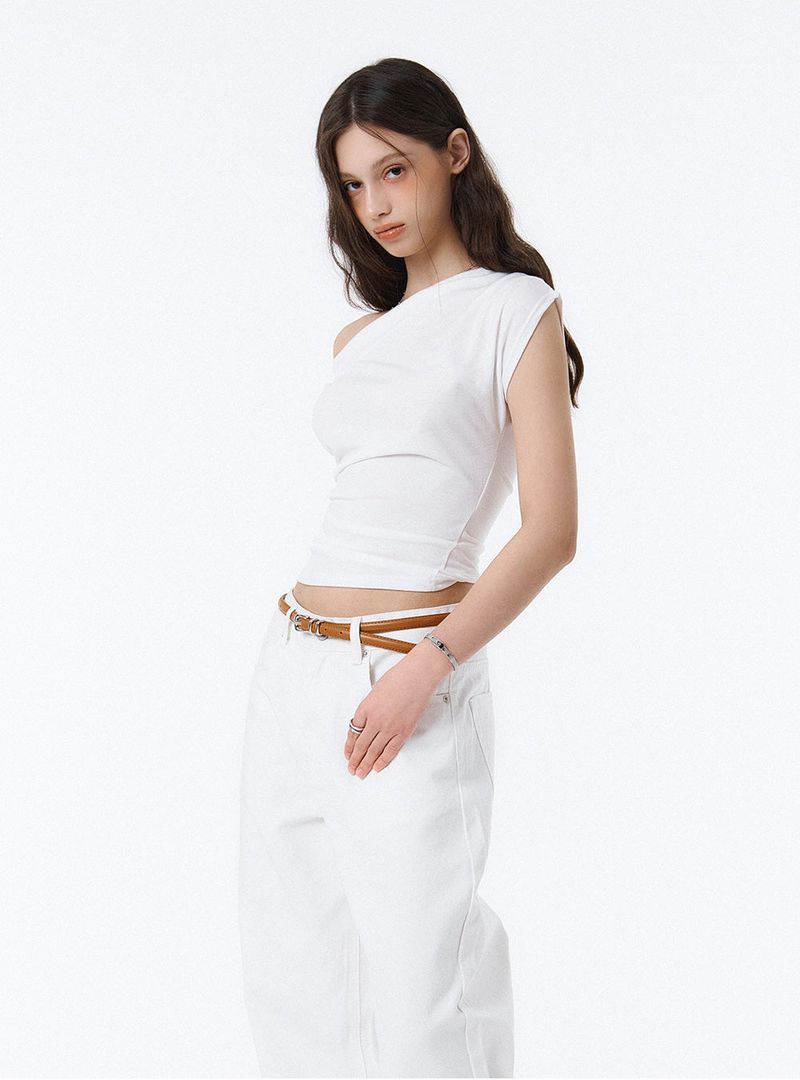 BTB : COMFY JEANS [SOFT WHITE] [UNISEX]