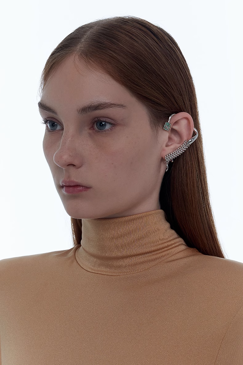 KVK SPIDER Ringbone Earhook (left)