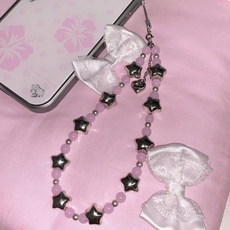 pink soda strap - heart