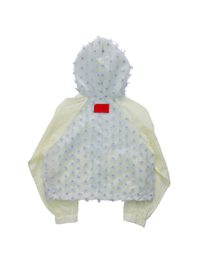 Lace Crop Hood (Butter+Violet)