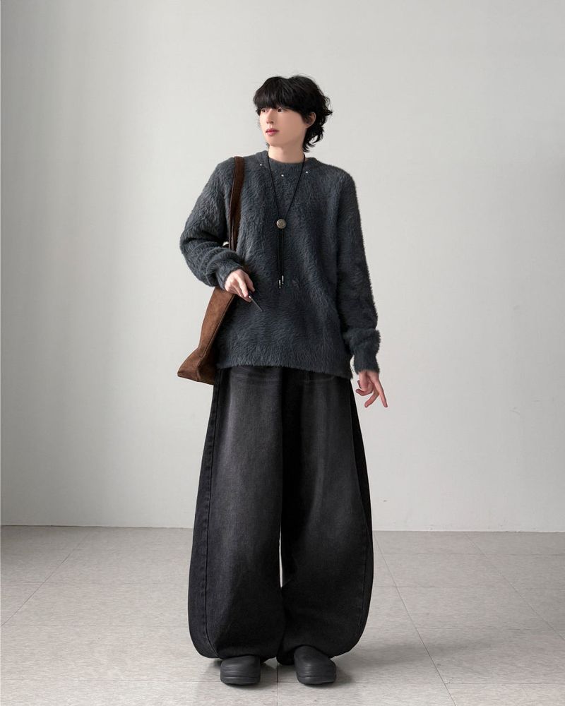 Chloe Pearl Angora Knit