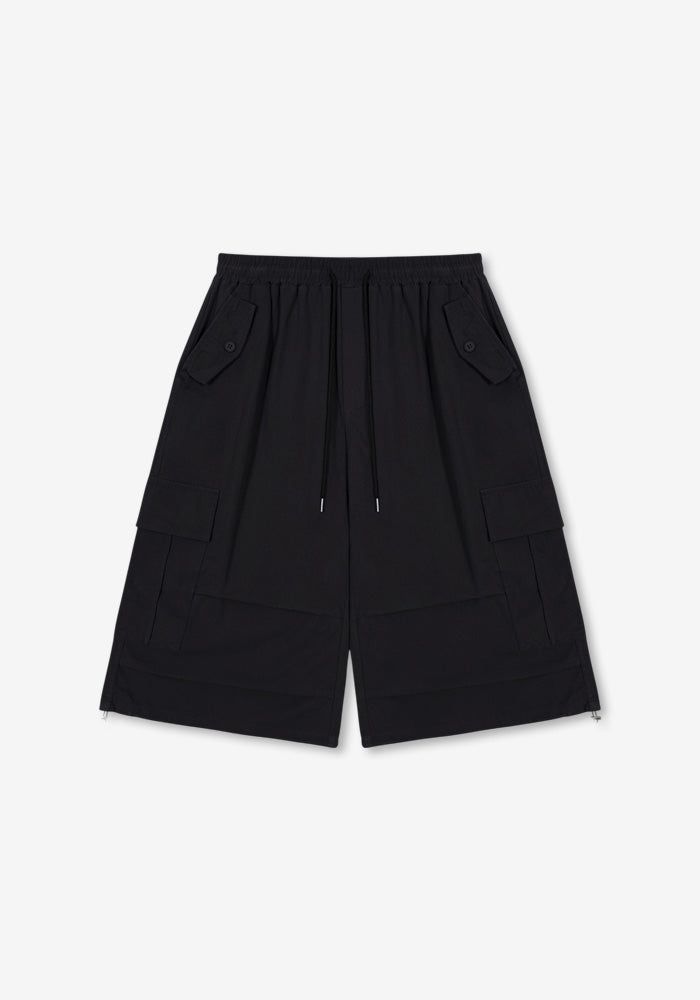 GM Button Cargo Bermuda Pants