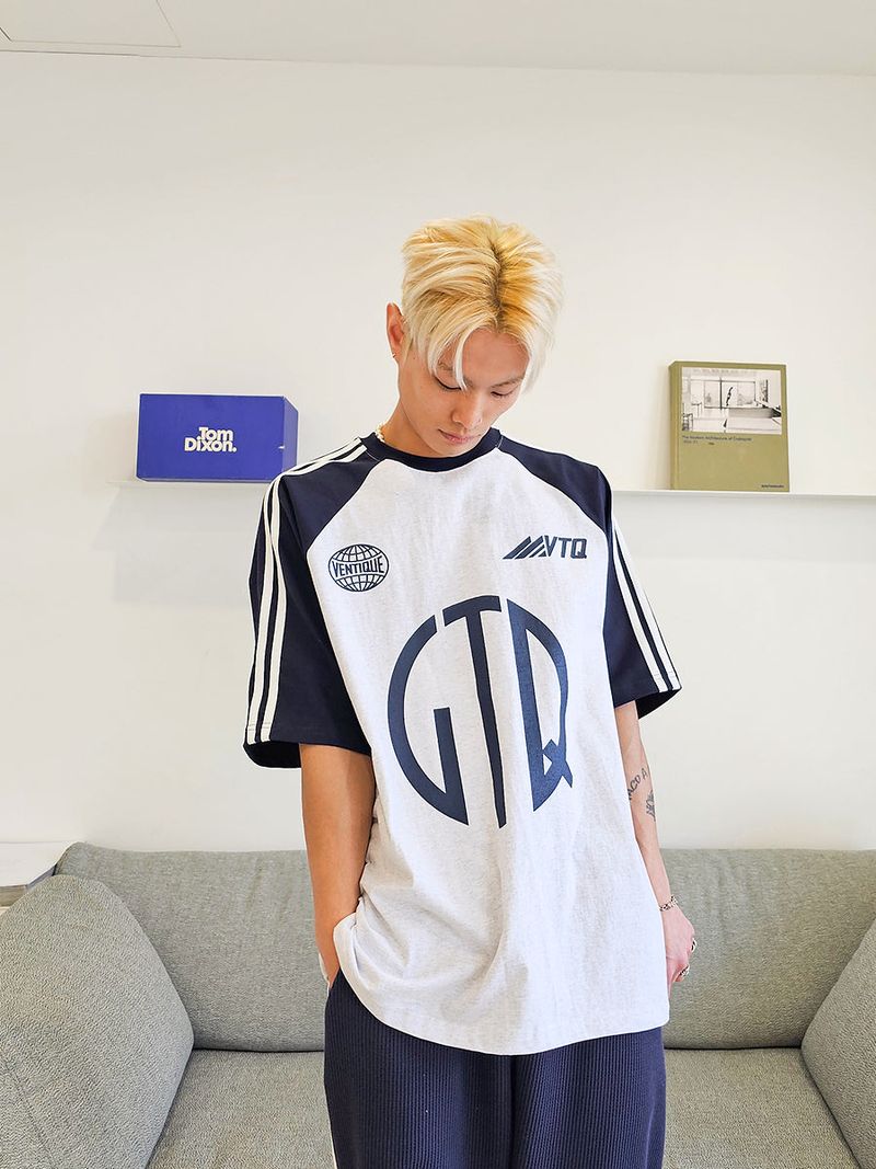VENTIQUE Raglan Coloring T-shirt 3color