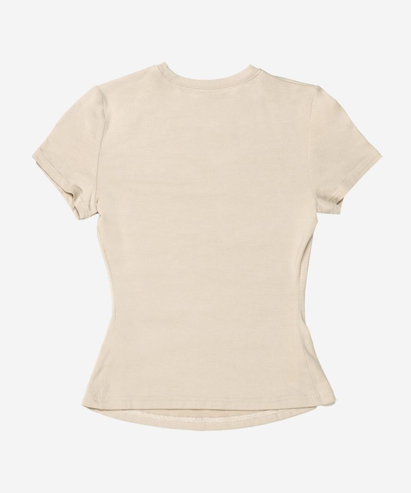 JUST ONE BITE Slim-Fit Tee #Skin