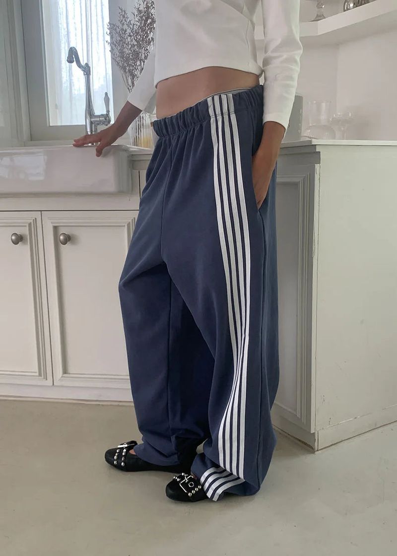 UNBAL TRACK WIDE PANTS (2color)