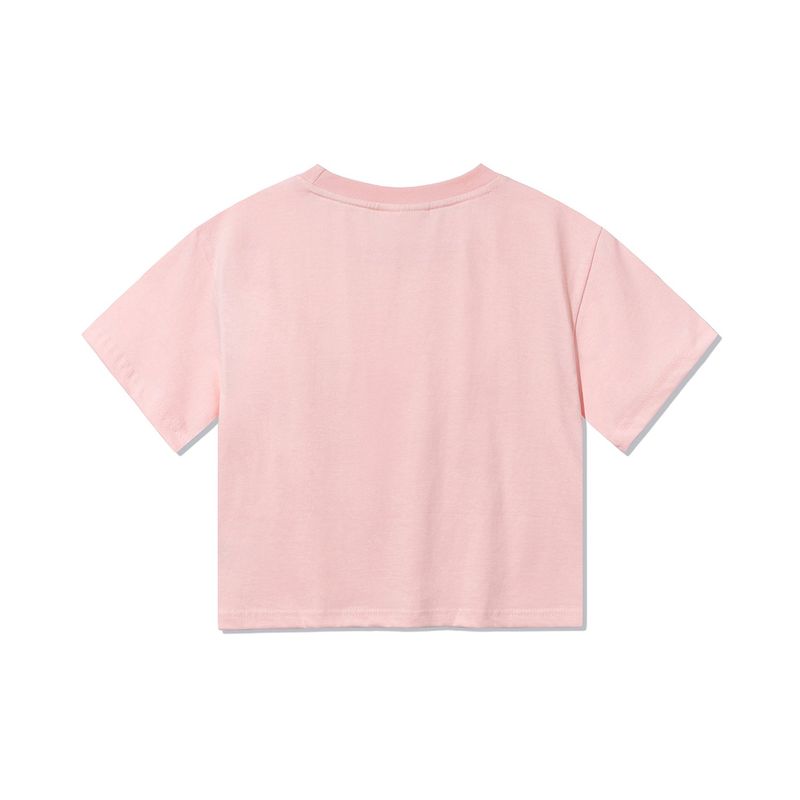 VA 3D Logo Crop T-Shirts / Pink